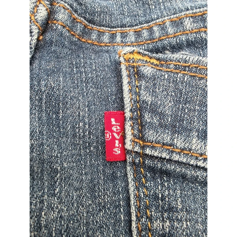Levi's 515 Medium Wash Women's Stretch Denim Bootcut Jeans Western 32